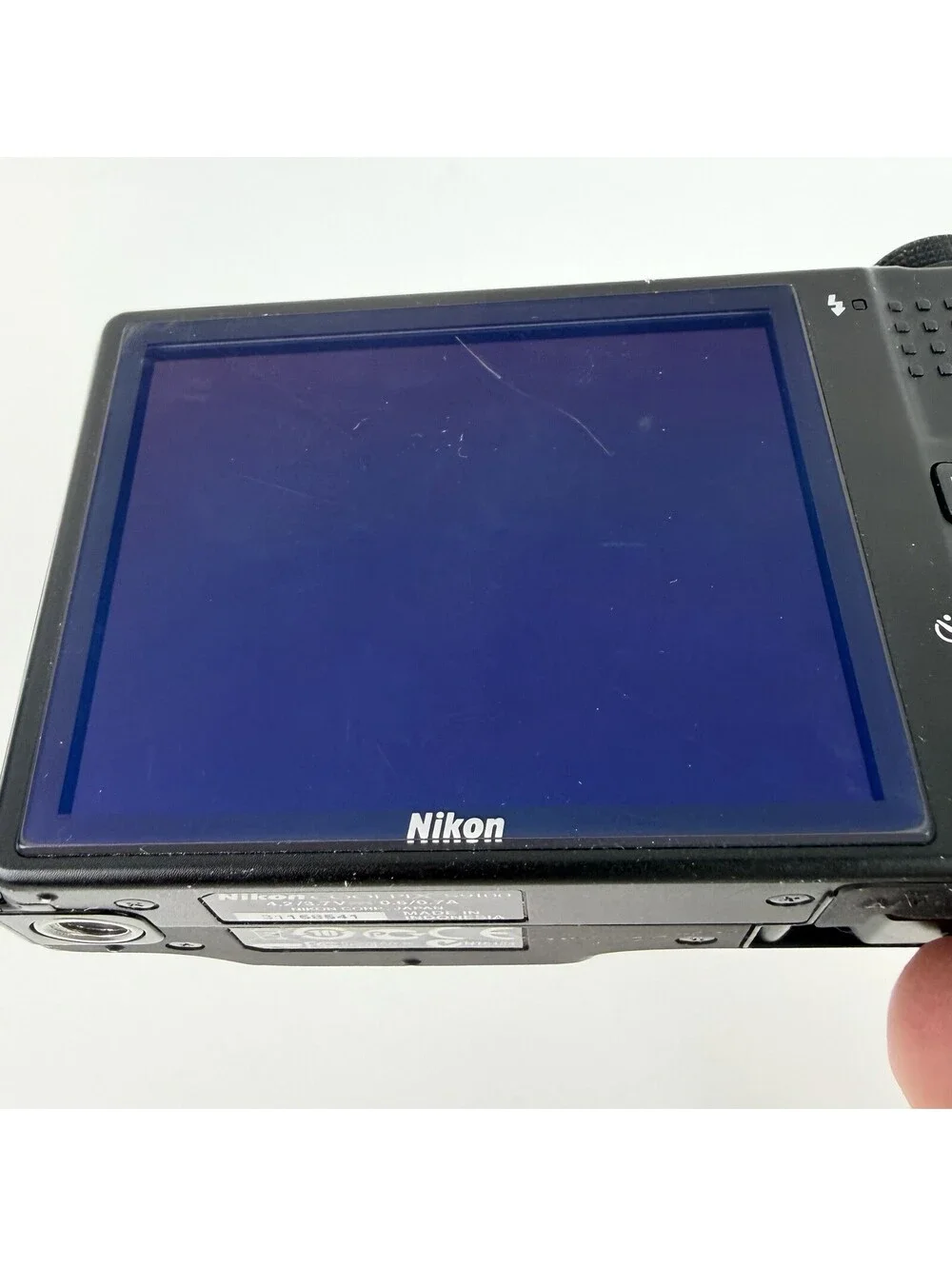 Nikon COOLPIX S9100 12.1MP 18x Optical Zoom Black Digital Camera + Battery + Bag